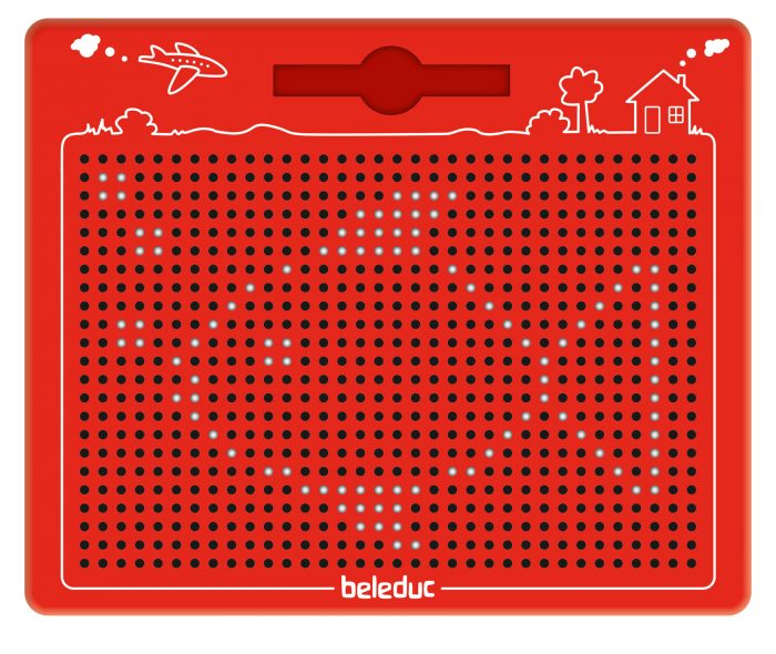 beleduc magnetische Zeichentafel, rot – Bild 4