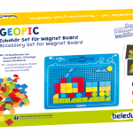 beleduc Geopic – Steckformen-Set für Magnetboards