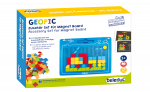beleduc Geopic – Steckformen-Set für Magnetboards