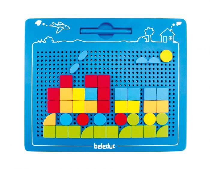 beleduc Geopic – Steckformen-Set für Magnetboards – Bild 3