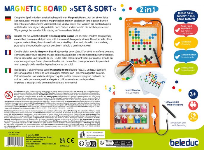 beleduc Magnetic Board Set & Sort – Bild 6