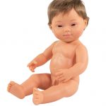 Puppe Junge mit Down-Syndrom 38 cm