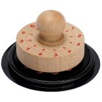 Holzstempel Uhr mit Kissen – Bild 3