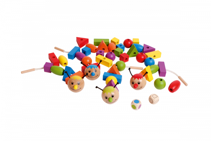 beleduc Rondo Vario – Fädelspiel mit Farben und Formen – Bild 2