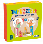 Impuzzible 2 in 1 – Geräusche- und Gewichte-Memo von beleduc