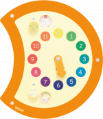 beleduc Wandspielobjekt Raupe Uhr