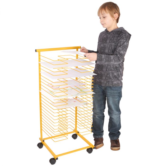 Papiertrockenständer gelb – Bild 2