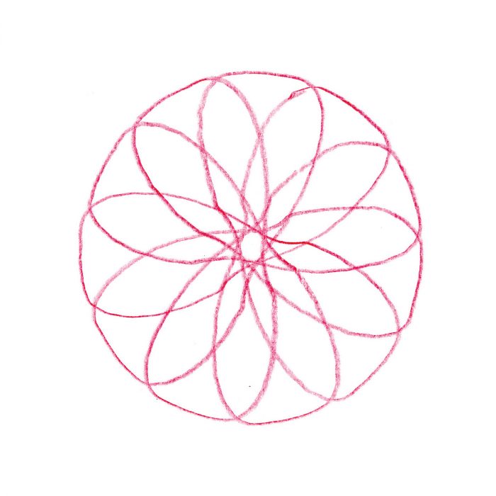 Mandala-Kreisel 2-teilig 10,5 cm 6er-Set – Bild 3