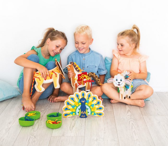 Fädeltiere XXL Set – 129-teilig von beleduc – Bild 2