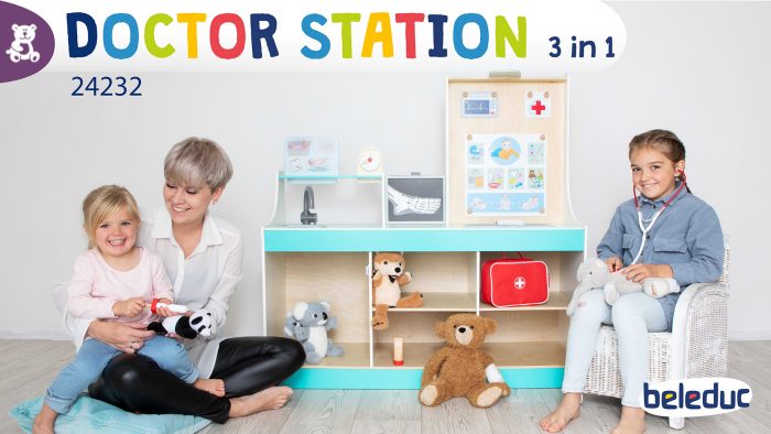 beleduc Doctor Station, 3 in 1 mit Aktionskarten – Bild 6