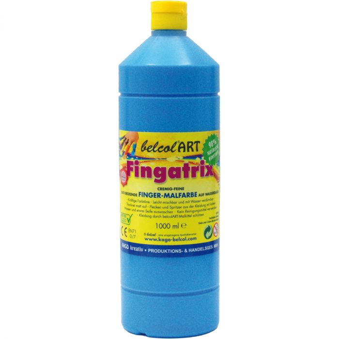 belcolART Fingatrix Fingerfarbe 1000 ml – Farbe wählbar – Bild 4
