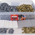 Plus Plus Gold & Silber – 2000 Mini Bausteine + 24 Bauplatten