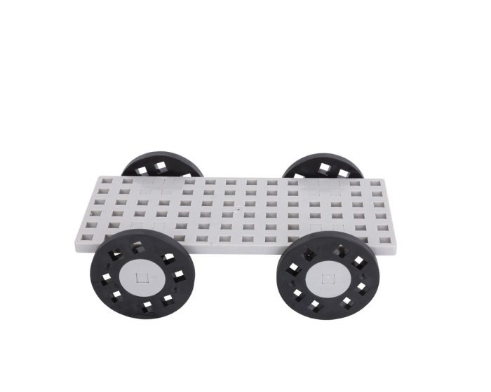 Plus Plus GO – 2600 Bausteine, 40 Räder & 10 Bauplatten – Bild 4