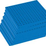 Plus Plus Mini Bauplatten Blau – 12 Stück