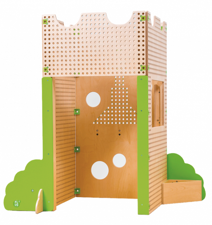 PLUG IT Activity Spielhaus Set, 70 Teile – Bild 6