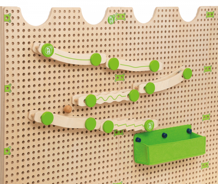 beleduc PLUG it Kugelbahn-Set für die Wand – Bild 2
