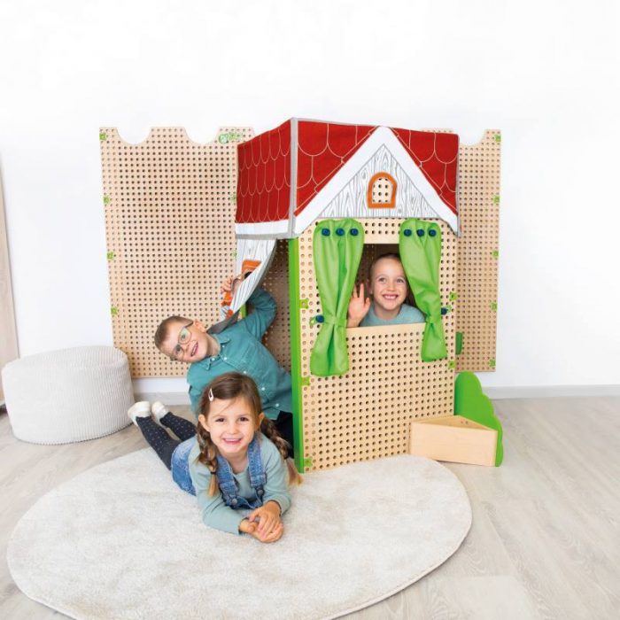 beleduc PLUG it Textil-Dach für das Activity-Spielhaus – Bild 3