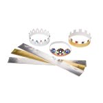 Metallic Kronen 12er-Set