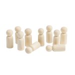 Menschen aus Holz 10er-Set – Größe wählbar