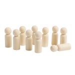 Menschen aus Holz 10er-Set – Größe wählbar – Bild 2