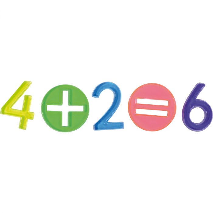 Regenbogen Zahlen und Mathe-Zeichen – Bild 4