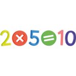Regenbogen Zahlen und Mathe-Zeichen – Bild 5