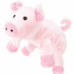 Handpuppe Schwein – weiche Tier-Handpuppe von beleduc