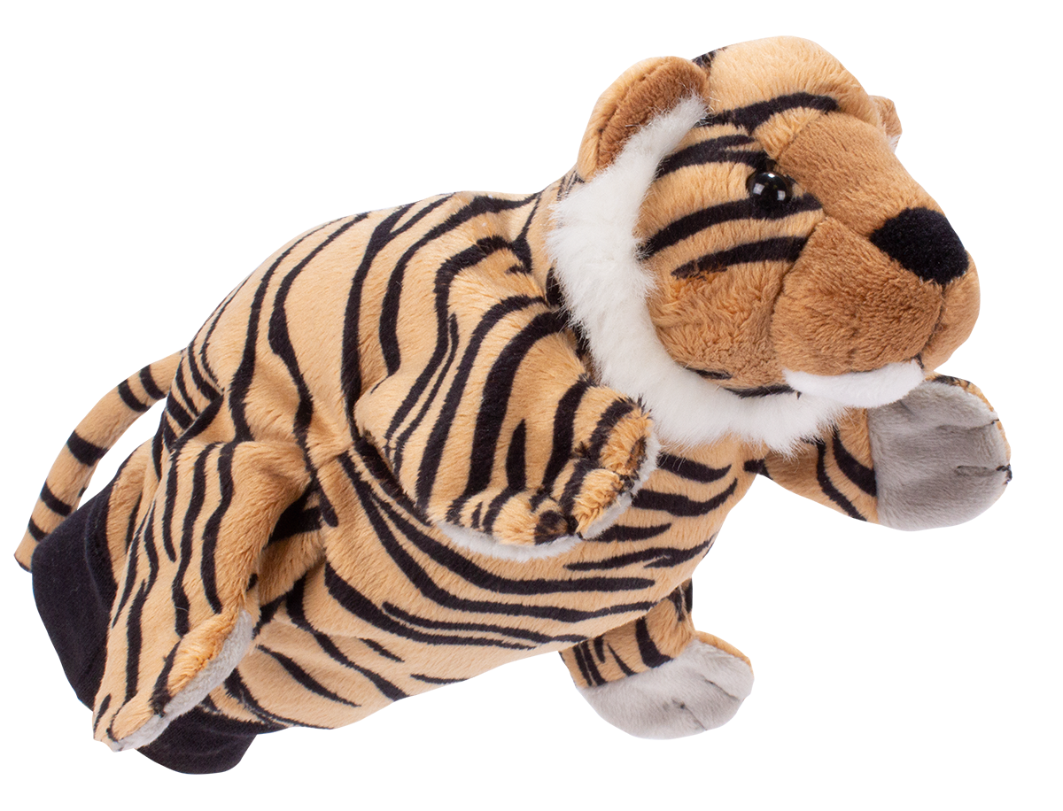 40117-120product-rgb_Cover.png beleduc Handpuppe Tiger – Bild 1