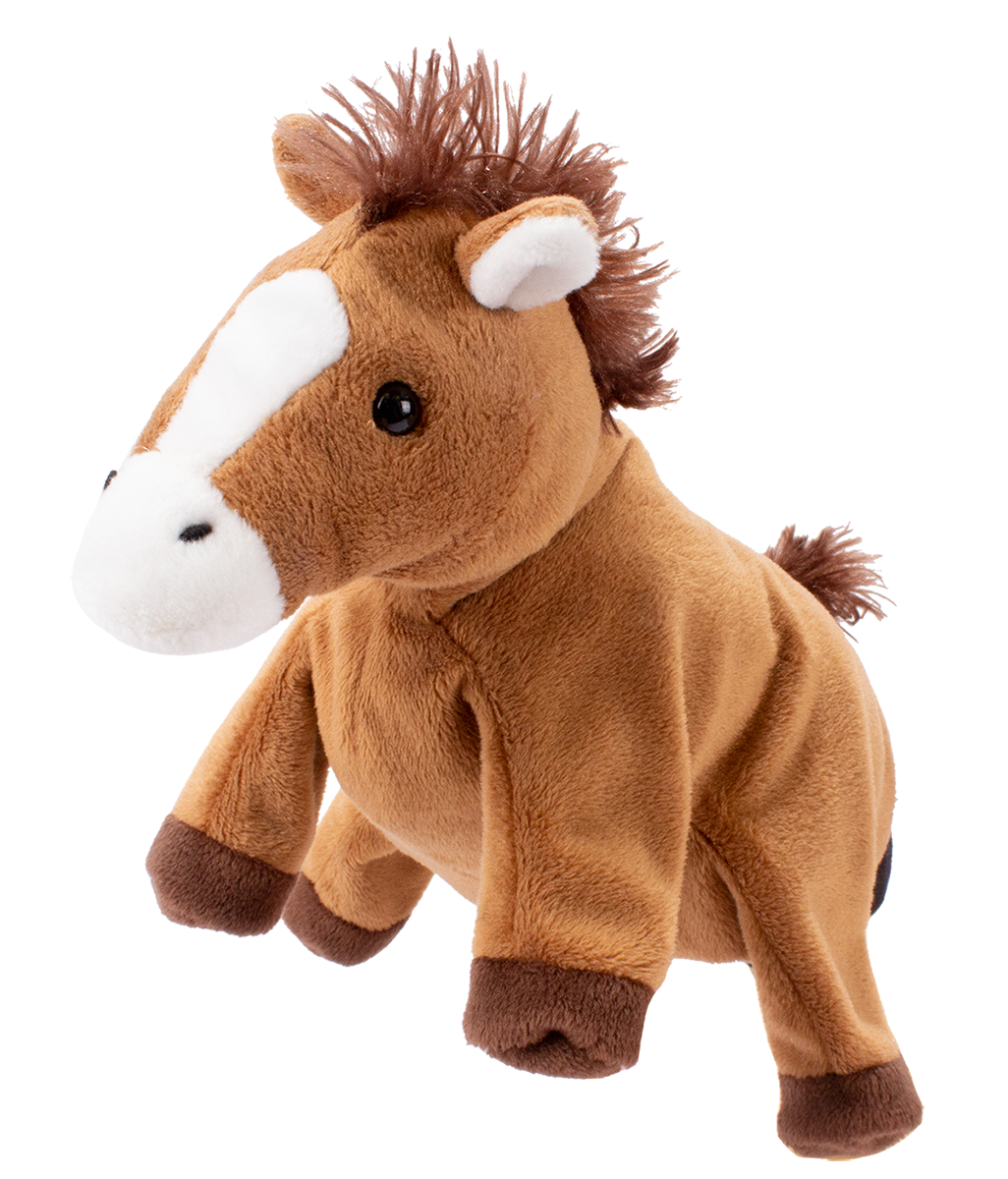 40121-120product-rgb_Cover.png Handpuppe Pferd – weiche Tier-Handpuppe von beleduc – Bild 1