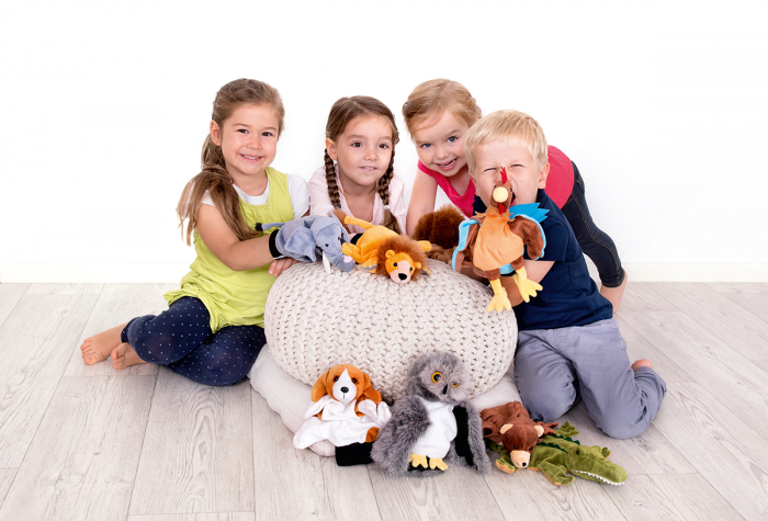 Handpuppe Katze – weiche Tier-Handpuppe von beleduc – Bild 2