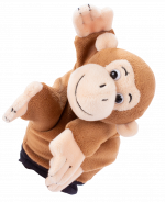 Handpuppe Affe – weiche Tier-Handpuppe von beleduc