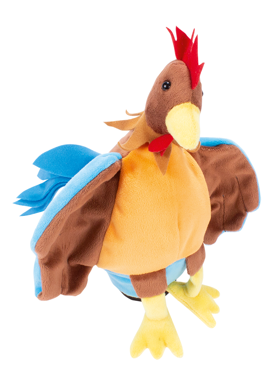40126-120product-rgb_Cover.png beleduc Handpuppe Hahn – Bild 1