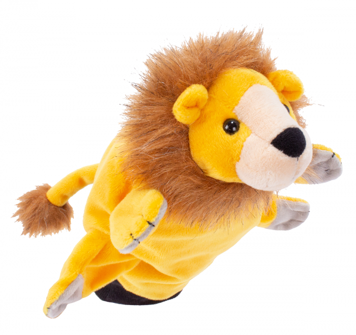 Handpuppe Löwe – weiche Tier-Handpuppe von beleduc – Bild 3