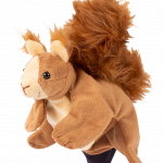 Handpuppe Eichhörnchen – weiche Tier-Handpuppe von beleduc