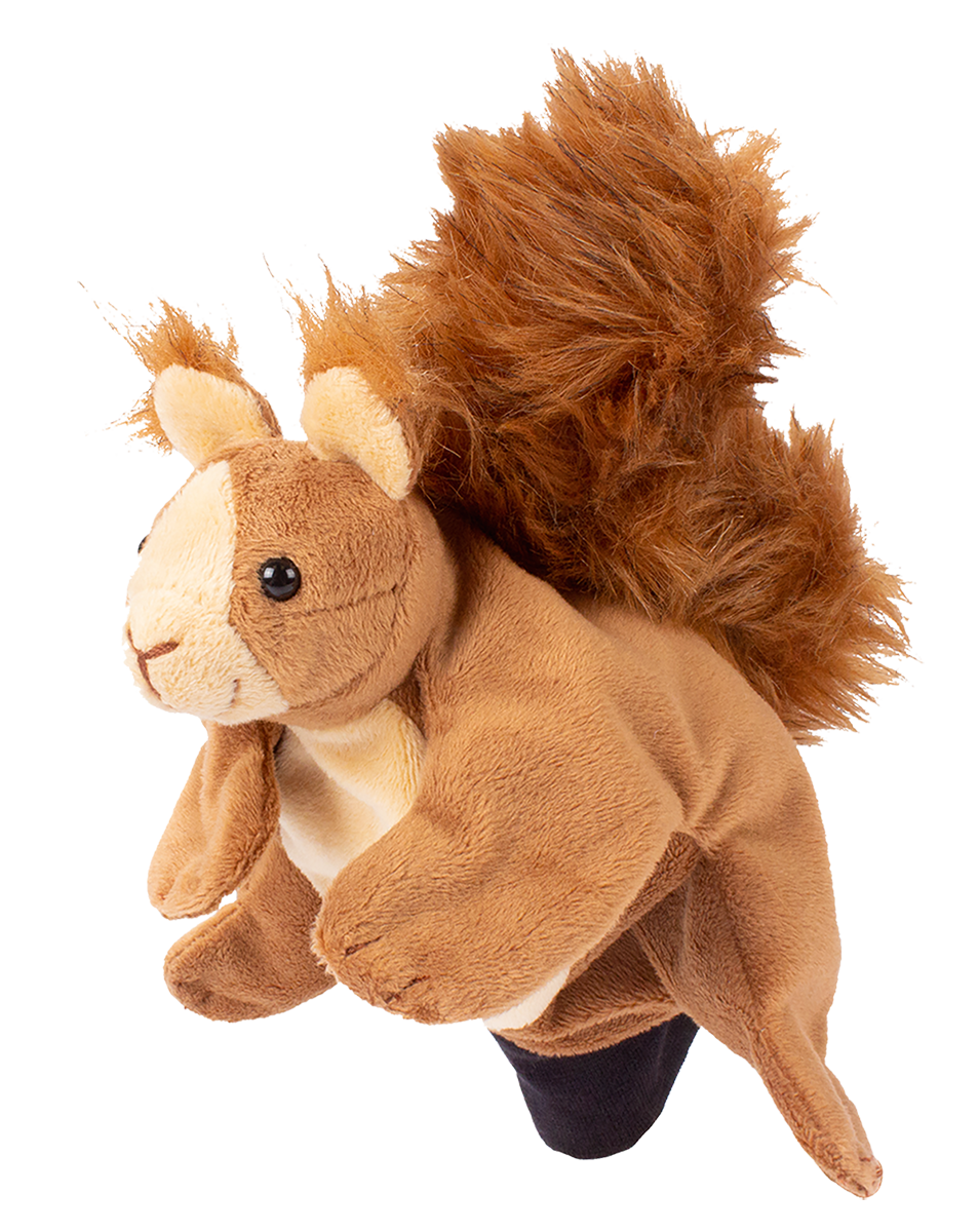 40130-120product-rgb_Cover.png Handpuppe Eichhörnchen – weiche Tier-Handpuppe von beleduc – Bild 1