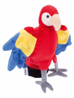 Handpuppe Papagei – weiche Tier-Handpuppe von beleduc