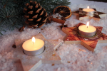 Teelichthalter Stern aus Holz – Bild 8