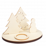 Winterwunderland aus Holz zum Gestalten