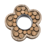 3D-Teelichthalter „Blume“ – Holz-Bastelrohling von beleduc