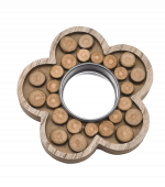 3D-Teelichthalter „Blume“ – Holz-Bastelrohling von beleduc