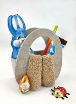 Osterkörbchen Schlappohren aus Filz – Bild 3