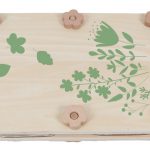 Blumenpresse aus Holz – zum Pressen von Blüten und Blättern von beleduc