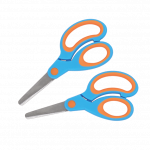 beleduc Linkshänderschere Soft Grip, 6er Set