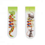 Magnetisches Lesezeichen „Leseratte & Bücherwurm“ von beleduc