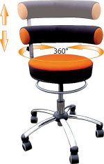 Sanus Gesundheitsstuhl mit 360° schwenkbarer Lehne – Bild 16