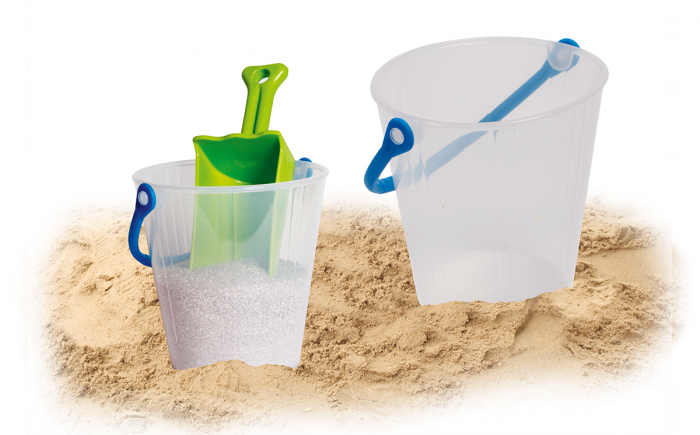 beleduc Transparenter Eimer – 1,5 Liter – Bild 2