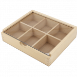 beleduc Sortierbox mit Schiebedeckel, klein