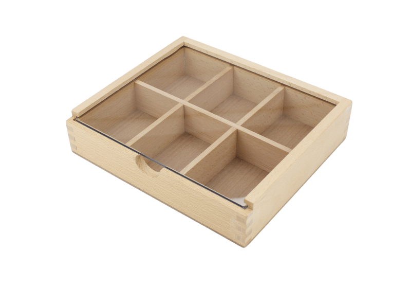 68520-1-product-RGB_800x800.png beleduc Sortierbox mit Schiebedeckel, klein – Bild 1