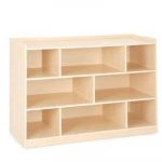 Regalschrank Owlaf mit Rückwand, 3 Böden, 8 Fächer
