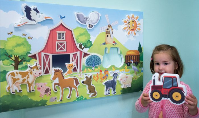 Didactino Schallfresser Steckbild Bauernhof 100 × 60 cm – Bild 5